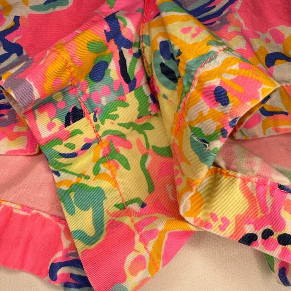 Lilly Pulitzer Coral Reef Island Seacret Print Kerrie Shorts Size 10 - Picture 4 of 7